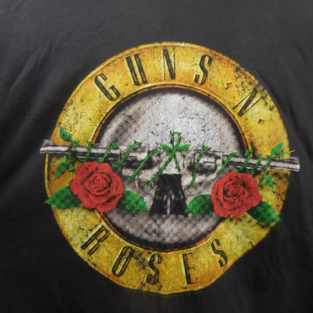Bravado Guns N Roses Bullet Logo Graphic T-Shirt Black XX-Large Rock Band Tee